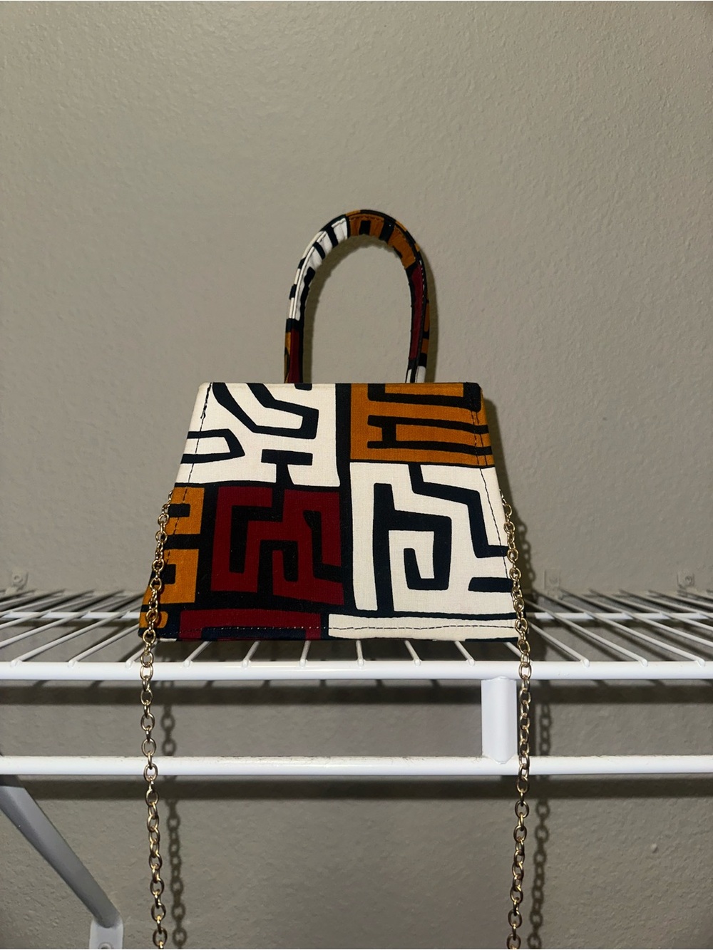 African Style Patterned Purse - Picture 3 of 5
